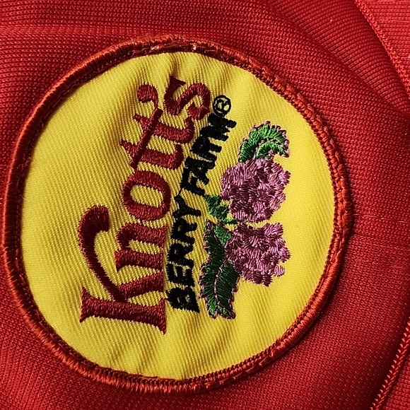 Vintage 80s Knott's Berry Farm Spell Out Patch Roped Trucker Hat Cap Snapback - Picture 2 of 5